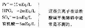 第二节 平衡失调的检测指标